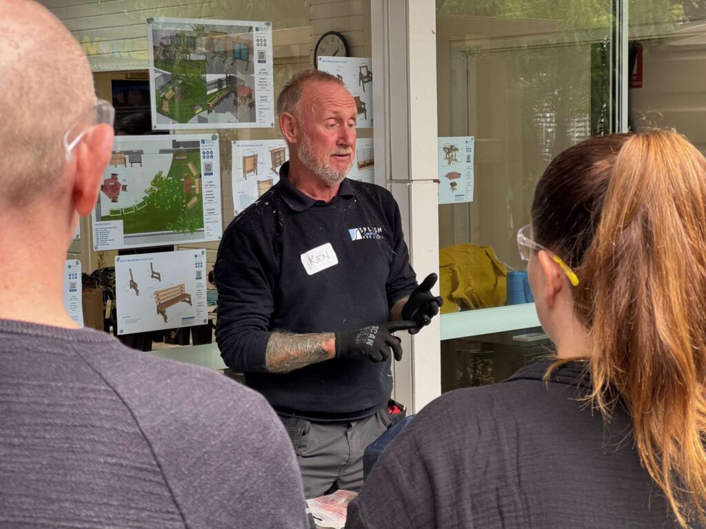 Kenny Turk briefing participants during a Splash Projects in Melbourne